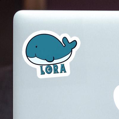 Lora Sticker Whale Fish Gift package Image