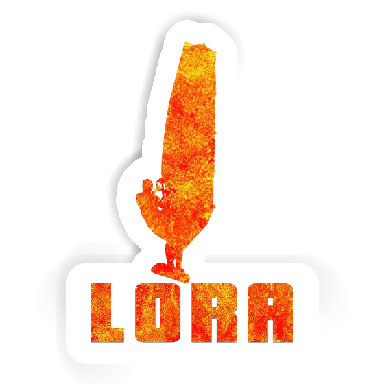 Lora Sticker Windsurfer Laptop Image