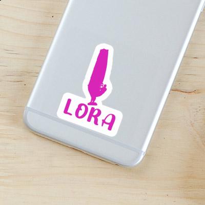 Windsurfer Sticker Lora Notebook Image