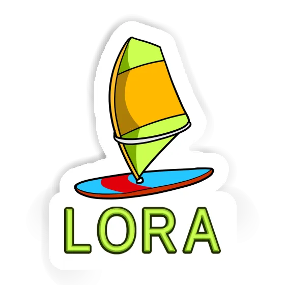 Sticker Lora Windsurf Sail Notebook Image