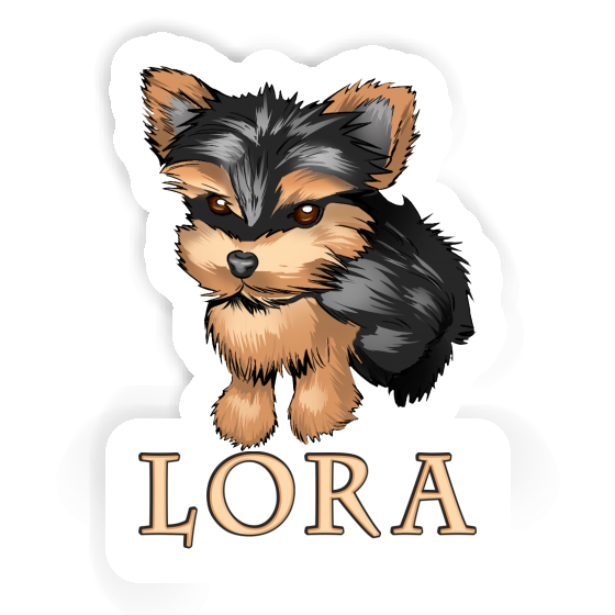 Lora Sticker Yorkie Notebook Image