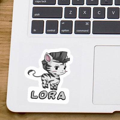 Sticker Zebra Lora Notebook Image