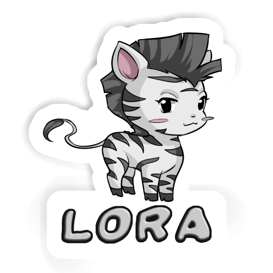 Sticker Zebra Lora Laptop Image