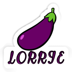 Lorrie Sticker Aubergine Image