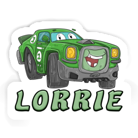 Race car Sticker Lorrie Image