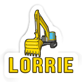 Sticker Lorrie Excavator Image