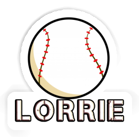 Sticker Lorrie Baseball Image