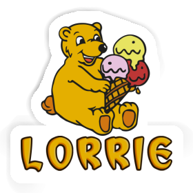 Sticker Lorrie Ice Cream Image