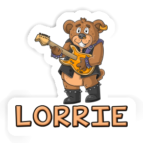 Lorrie Sticker Guitarist Image