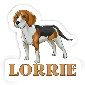 Sticker Lorrie Beagle Dog Image