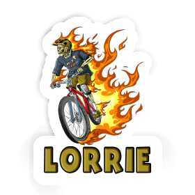 Lorrie Sticker Mountainbiker Image