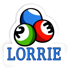 Lorrie Autocollant Boule de billard Image