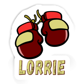 Lorrie Sticker Boxing Glove Image