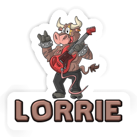 Sticker Guitarist Lorrie Image