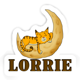 Sticker Sleeping Cat Lorrie Image