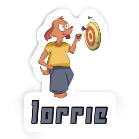 Lorrie Sticker Darts Player Image