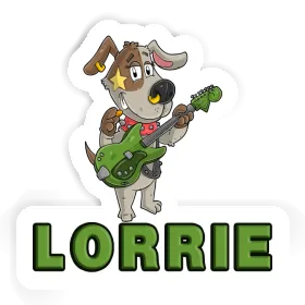 Sticker Guitarist Lorrie Image