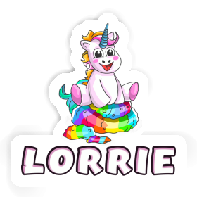 Lorrie Sticker Baby Unicorn Image