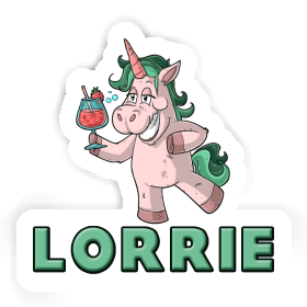 Sticker Lorrie Party Unicorn Image