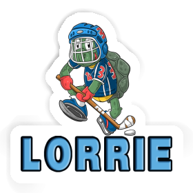 Ice-Hockey Player Sticker Lorrie Image