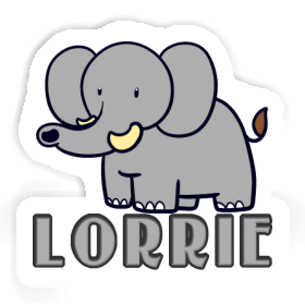 Elephant Sticker Lorrie Image