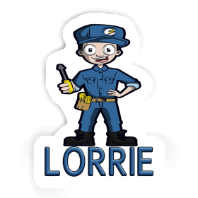 Sticker Electrician Lorrie Image