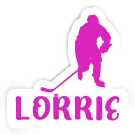 Sticker Lorrie Hockey Player Image