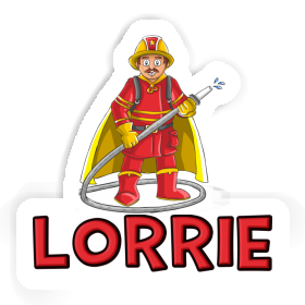 Sticker Firefighter Lorrie Image