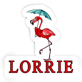 Flamingo Sticker Lorrie Image