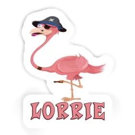 Flamingo Sticker Lorrie Image