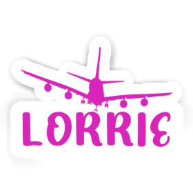 Sticker Lorrie Airplane Image