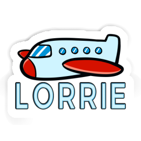 Sticker Airplane Lorrie Image