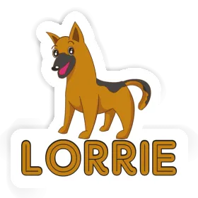 Lorrie Autocollant Chien de berger Image