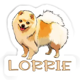 German Spitz Sticker Lorrie Image