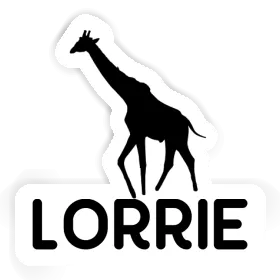 Girafe Autocollant Lorrie Image