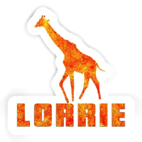 Autocollant Lorrie Girafe Image