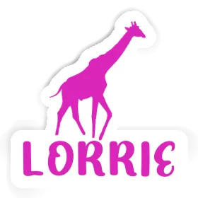 Girafe Autocollant Lorrie Image