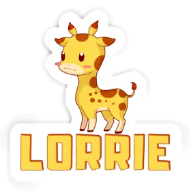 Lorrie Autocollant Girafe Image