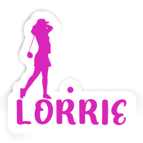 Sticker Golferin Lorrie Image