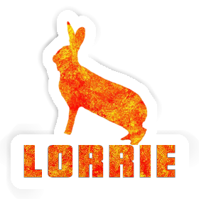 Rabbit Sticker Lorrie Image