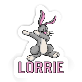 Lorrie Sticker Dabbing Hare Image