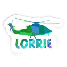 Helicopter Sticker Lorrie Image