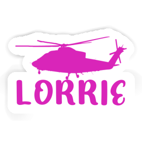 Lorrie Sticker Helicopter Image