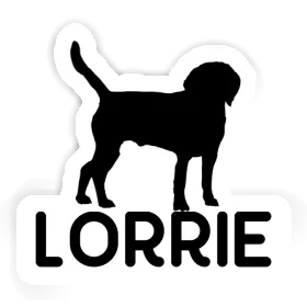 Autocollant Chien Lorrie Image