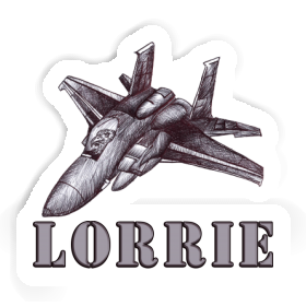 Sticker Lorrie Airplane Image