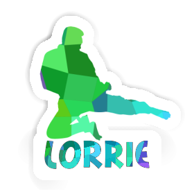 Sticker Karateka Lorrie Image