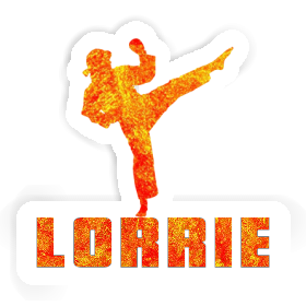 Sticker Karateka Lorrie Image