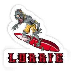 Lorrie Sticker Surfer Image