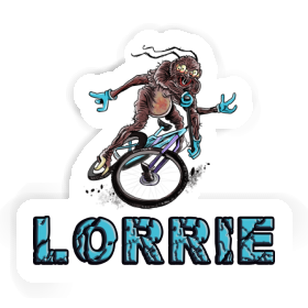 Lorrie Sticker Biker Image