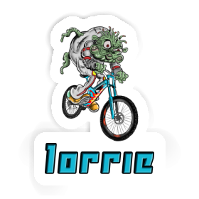 Lorrie Sticker Downhill Biker Image